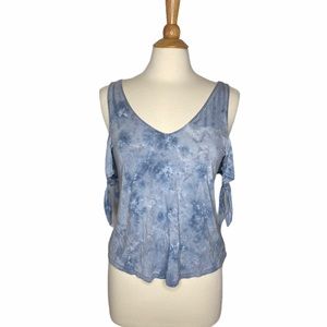 American Eagle Off The Shoulder Tie Dye BT6
